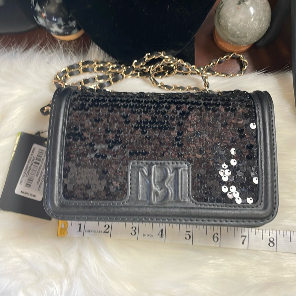 Badgly Mischka Sequin Bag